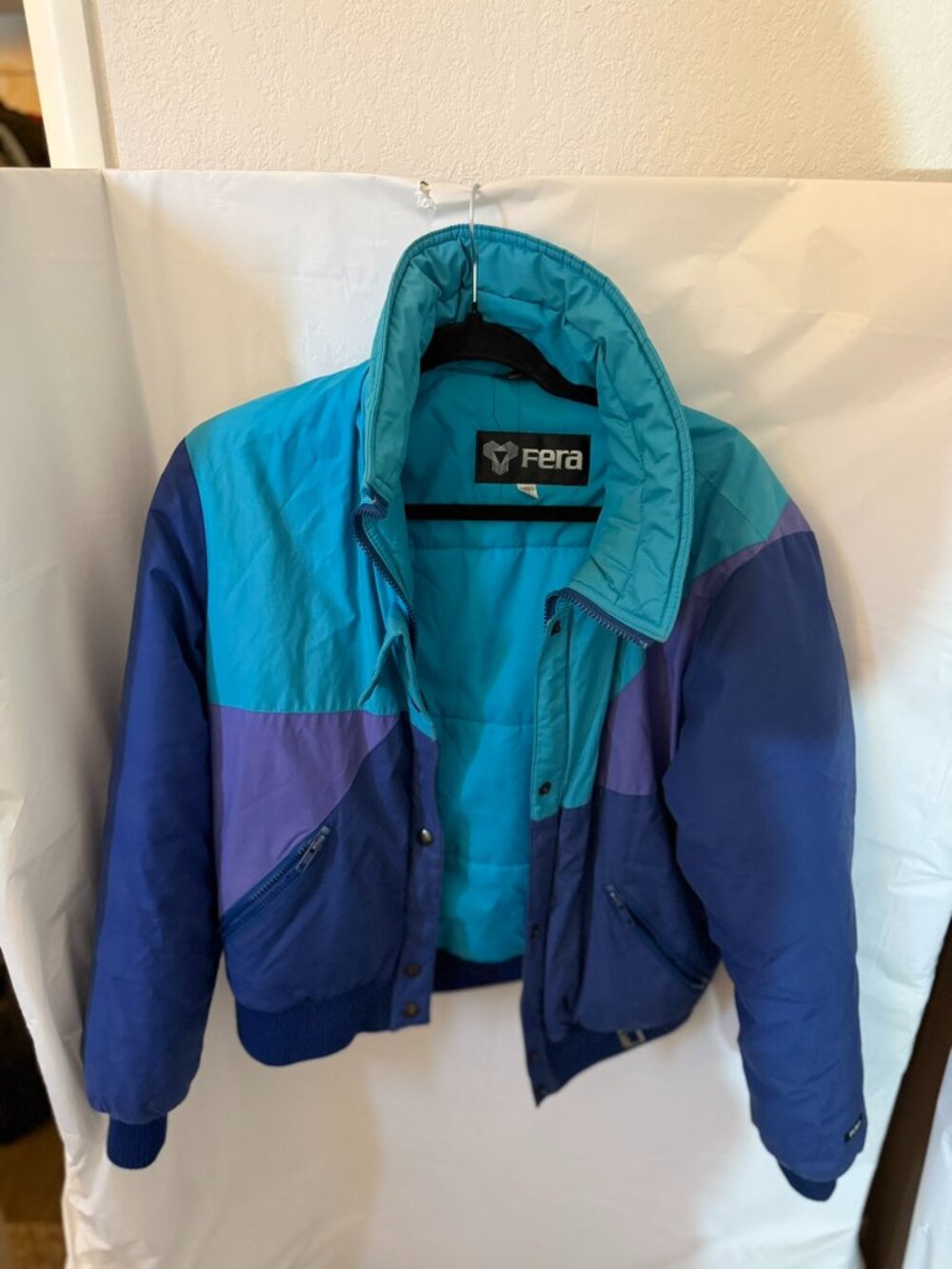 Vintage Fera Colorblock Ski Jacket Womens Size 14